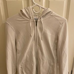 L.L. Bean lightweight white hoodie
